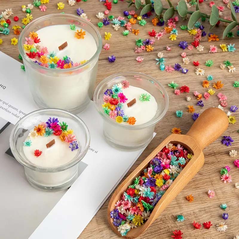 Embellish Craft - Mixed Colorful Flower for Wax Molding,