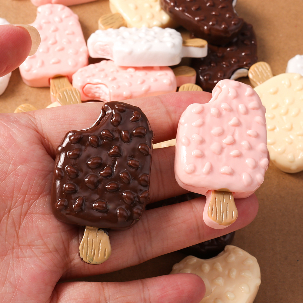 4pcs Simulation Food Ice Cream - Craft Embellishments reseña y precio