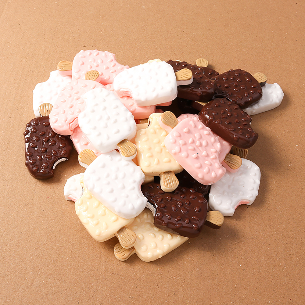 4pcs Simulation Food Ice Cream - Craft Embellishments reseña y precio