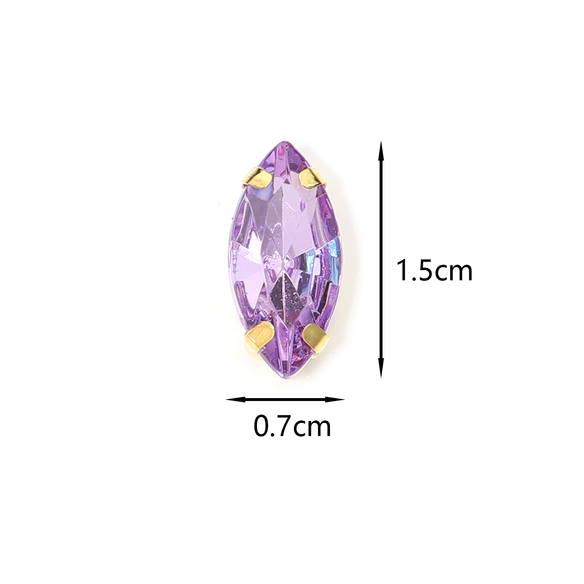 50pcs Horse Eye Shape Stainles - Sew On Rhinestone reseña y precio