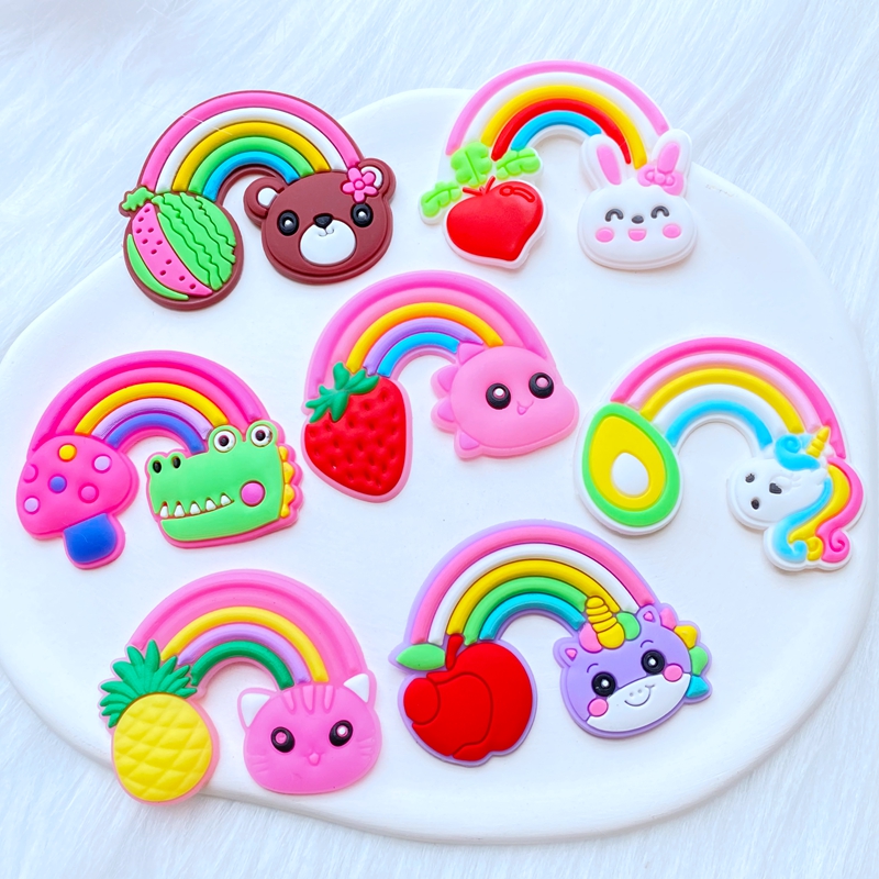 10Pcs New Cute Fruit Animal Ra - Embellishment Glue Craft reseña y precio