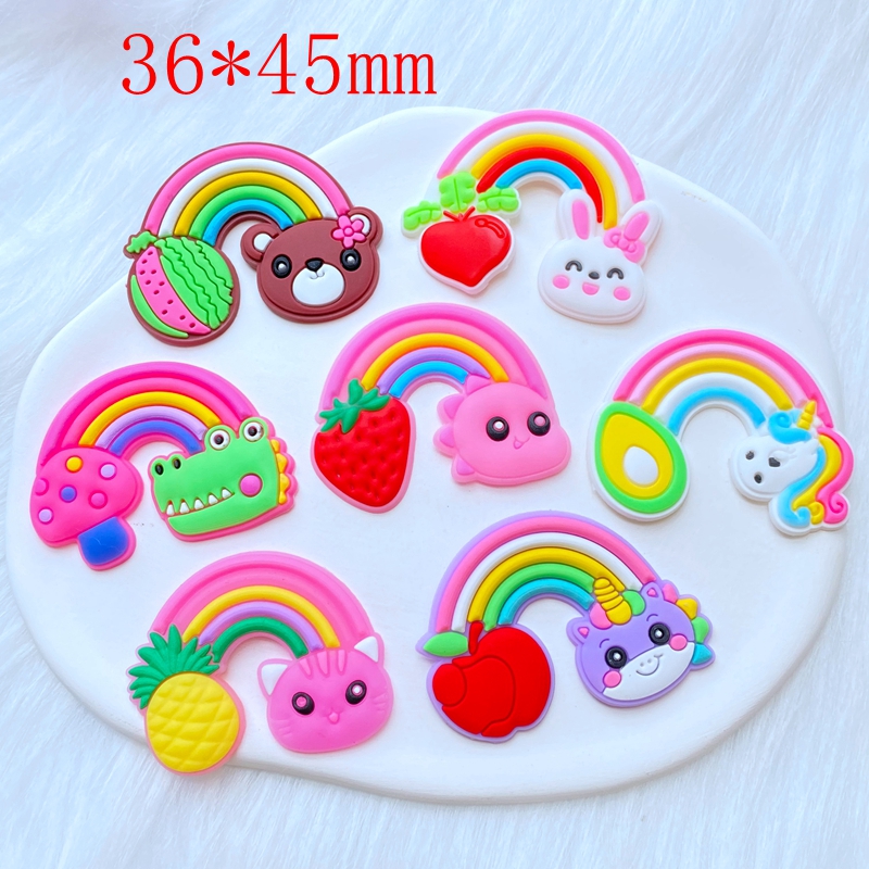 10Pcs New Cute Fruit Animal Ra - Embellishment Glue Craft reseña y precio