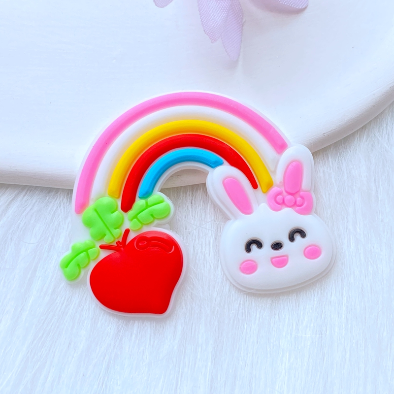 10Pcs New Cute Fruit Animal Ra - Embellishment Glue Craft reseña y precio