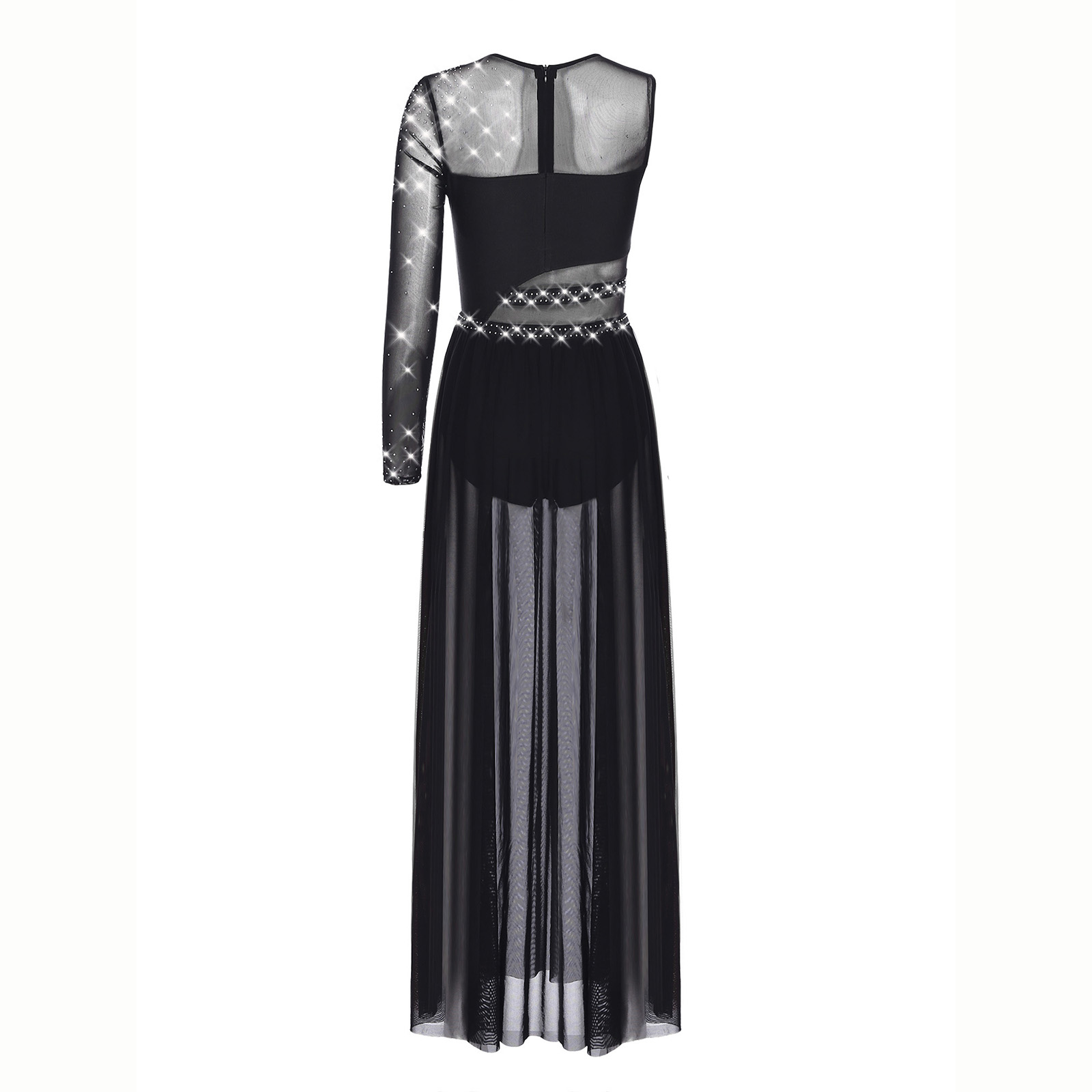 Women Lyrical Dance Costume Rh - Rhinestone Banding Trim reseña y precio