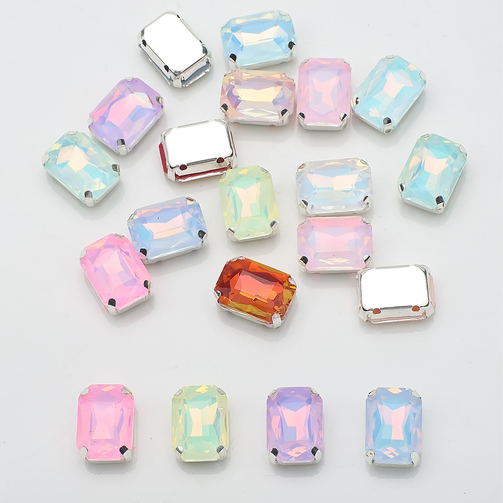 10 Pcs 10x14mm Sew On Rhinesto - Sew On Rhinestone reseña y precio