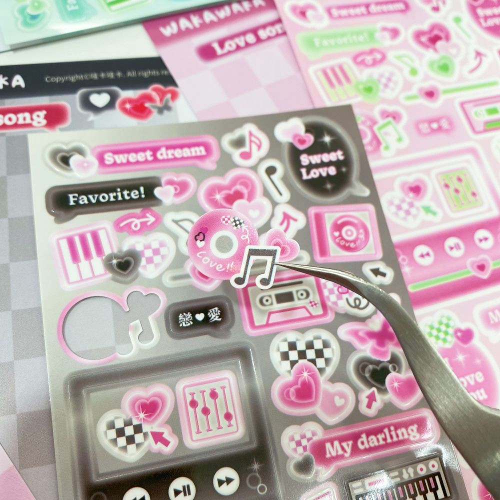 SCRAPBOOK Music Decorative STI - Glitter Vinyl Roll reseña y precio