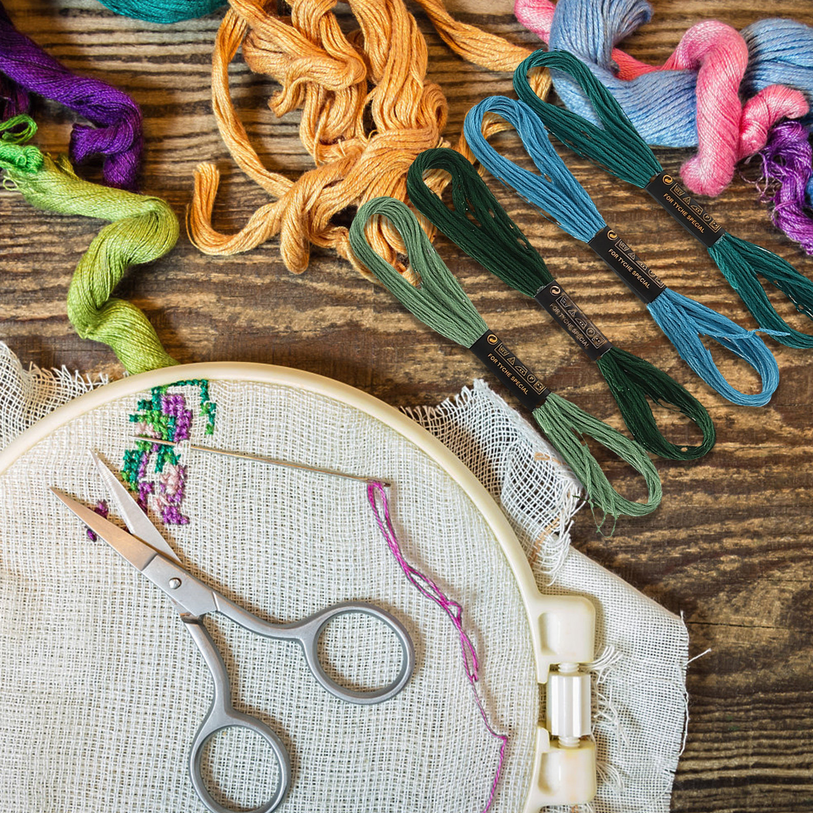 100pcs Embroidery Thread Cross - Embroidery Craft reseña y precio