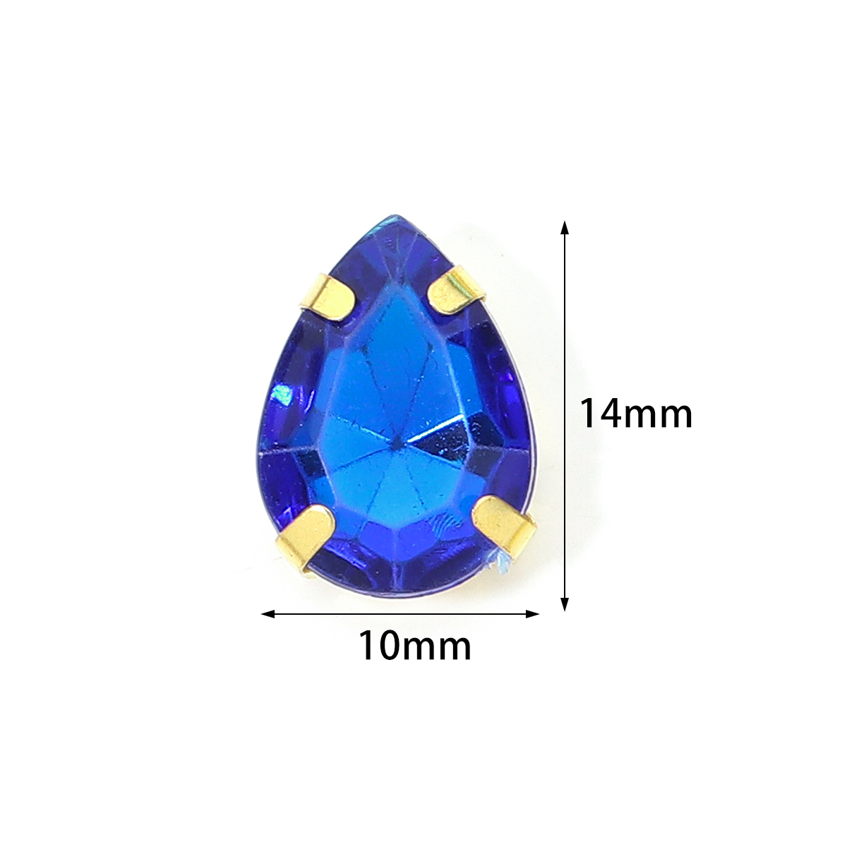 50pcs Colorful Sew-on Claw Rhi - Sew On Rhinestone reseña y precio