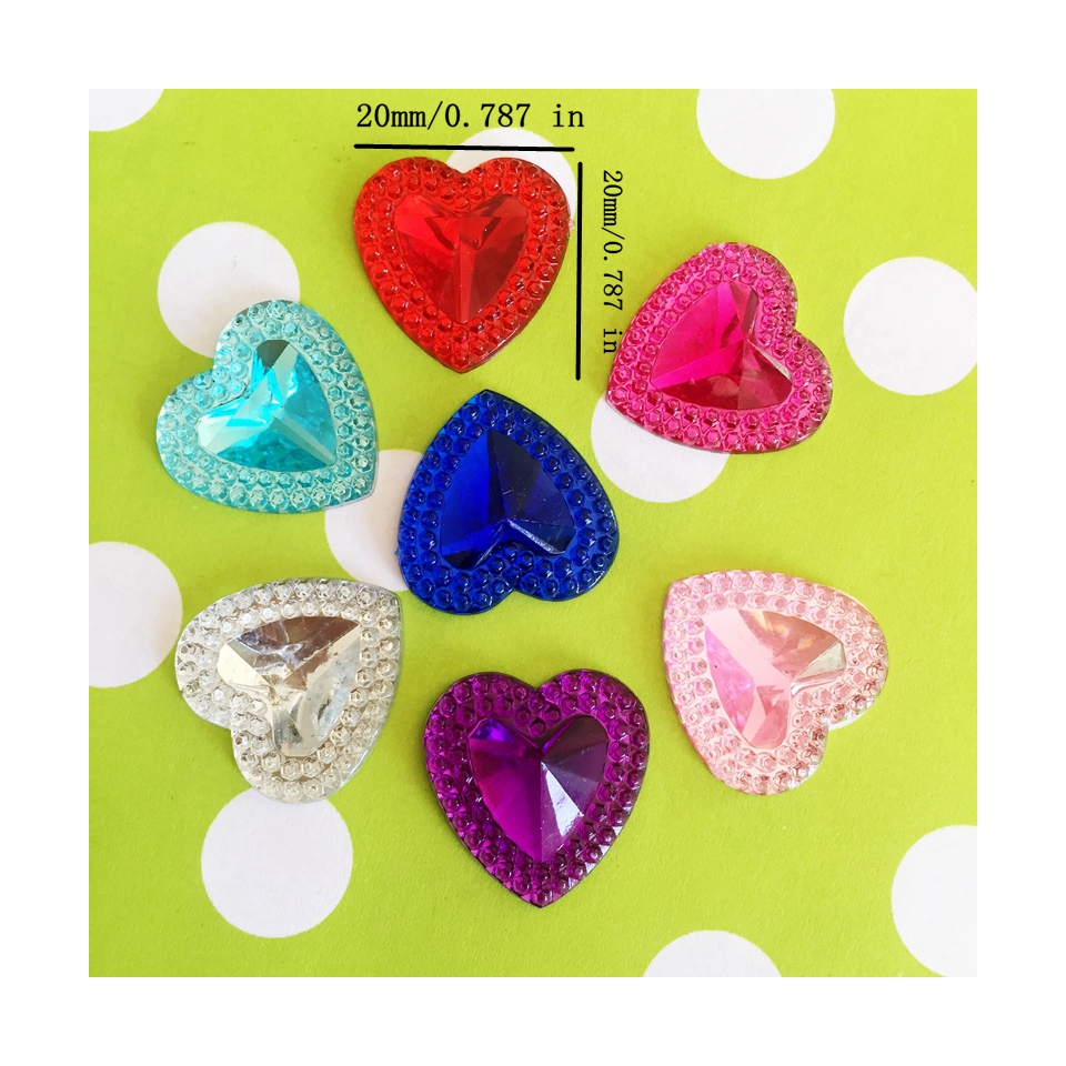 30pcs 20mm Acrylic Rhinestones - Embellishment Glue Craft reseña y precio