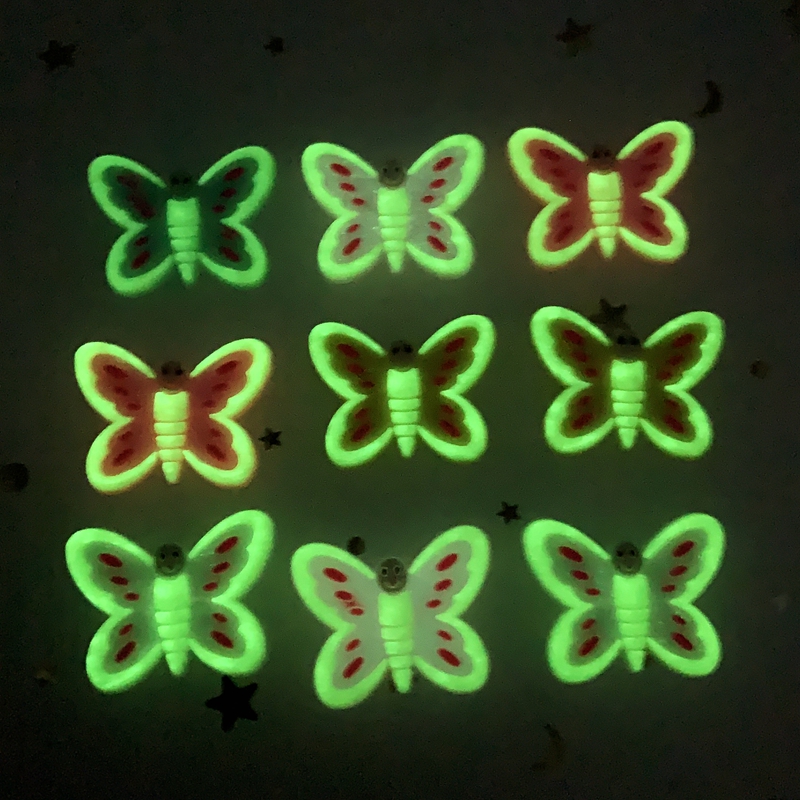 10pcs Cute Large butterfly PVC - Embellishment Glue Craft reseña y precio
