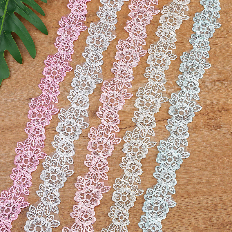 5CM Width Embroidered Organza  - Lace Ribbon Trim reseña y precio