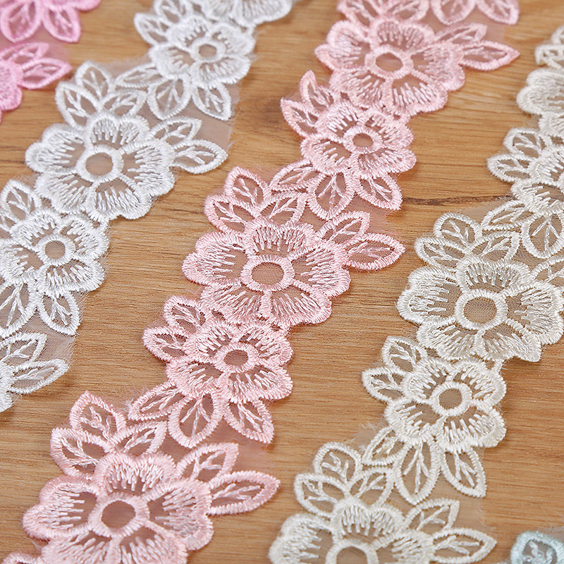 5CM Width Embroidered Organza  - Lace Ribbon Trim reseña y precio