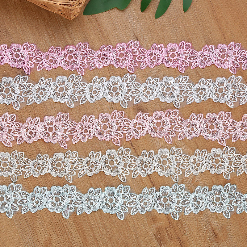 5CM Width Embroidered Organza  - Lace Ribbon Trim reseña y precio