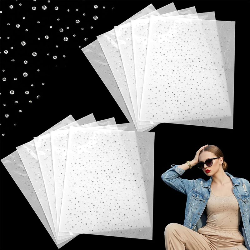 A64Z Rhinestone Sheets 10 Iron - Hotfix Rhinestone Sheet reseña y precio