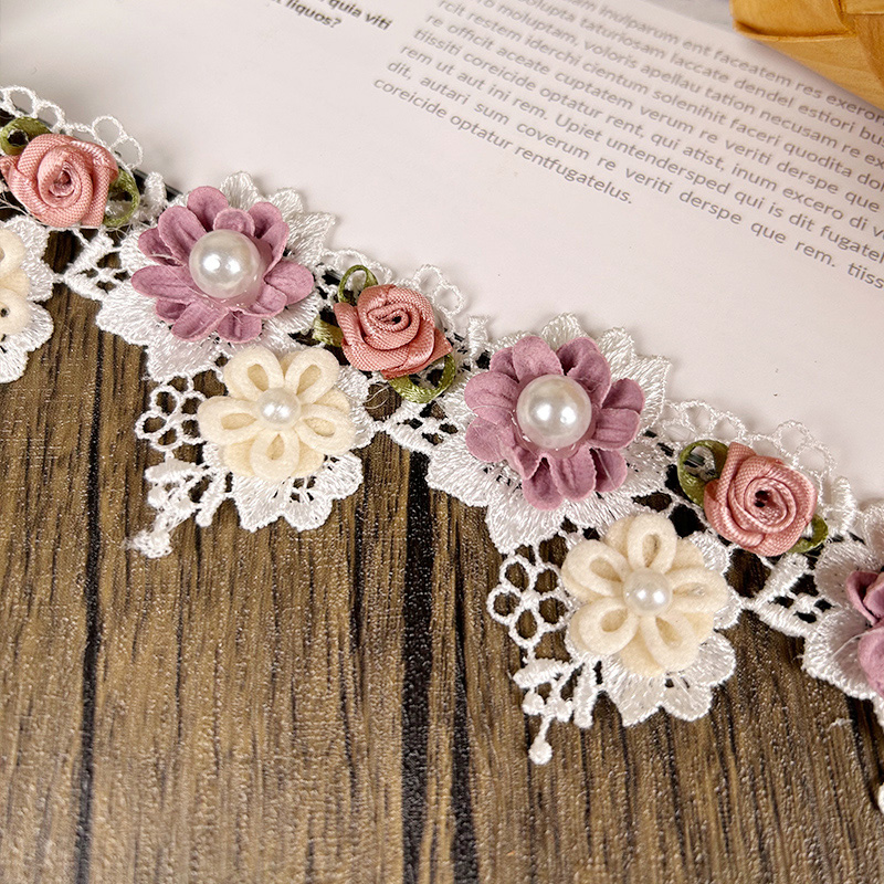 44/50cm 3D Flower Lace Trim Ap - Lace Ribbon Trim reseña y precio