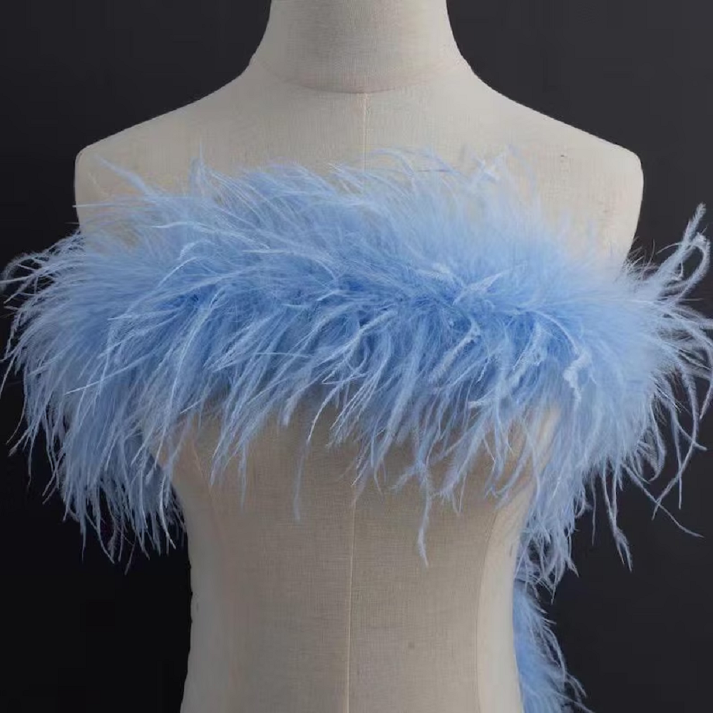 1Ply Ostrich feather boa 13-15 - Feather Trim Marabou reseña y precio