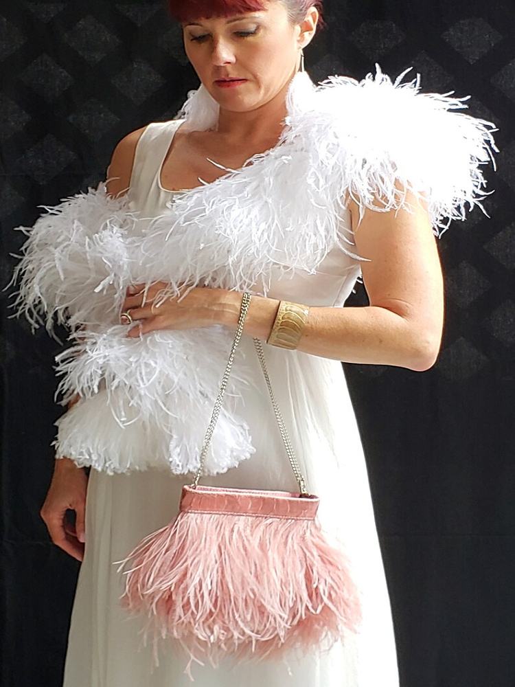 1Ply Ostrich feather boa 13-15 - Feather Trim Marabou reseña y precio