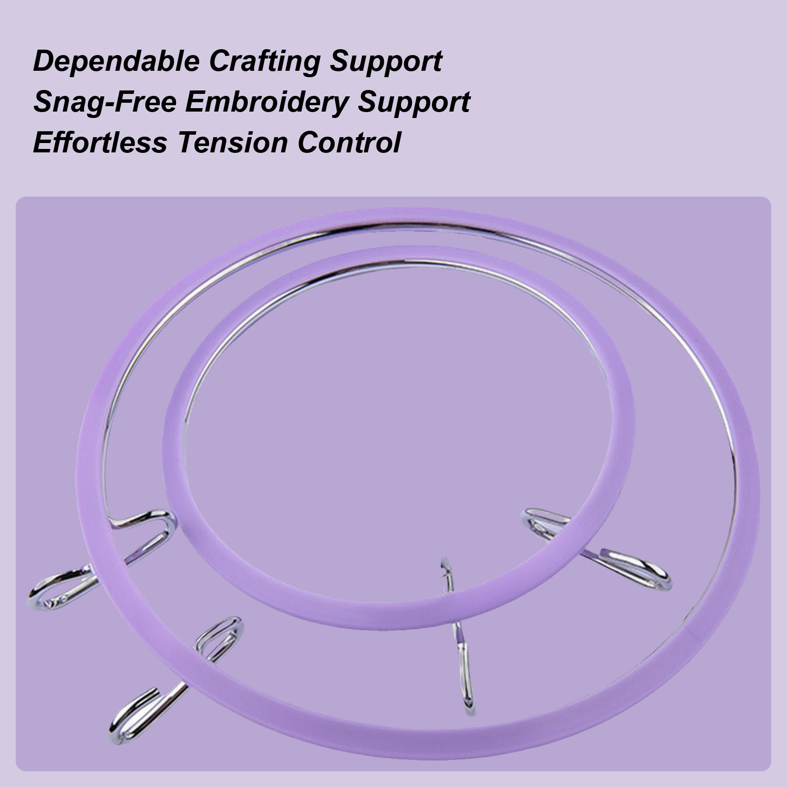 Hoop For Cross Stitching Metal - Embroidery Craft reseña y precio