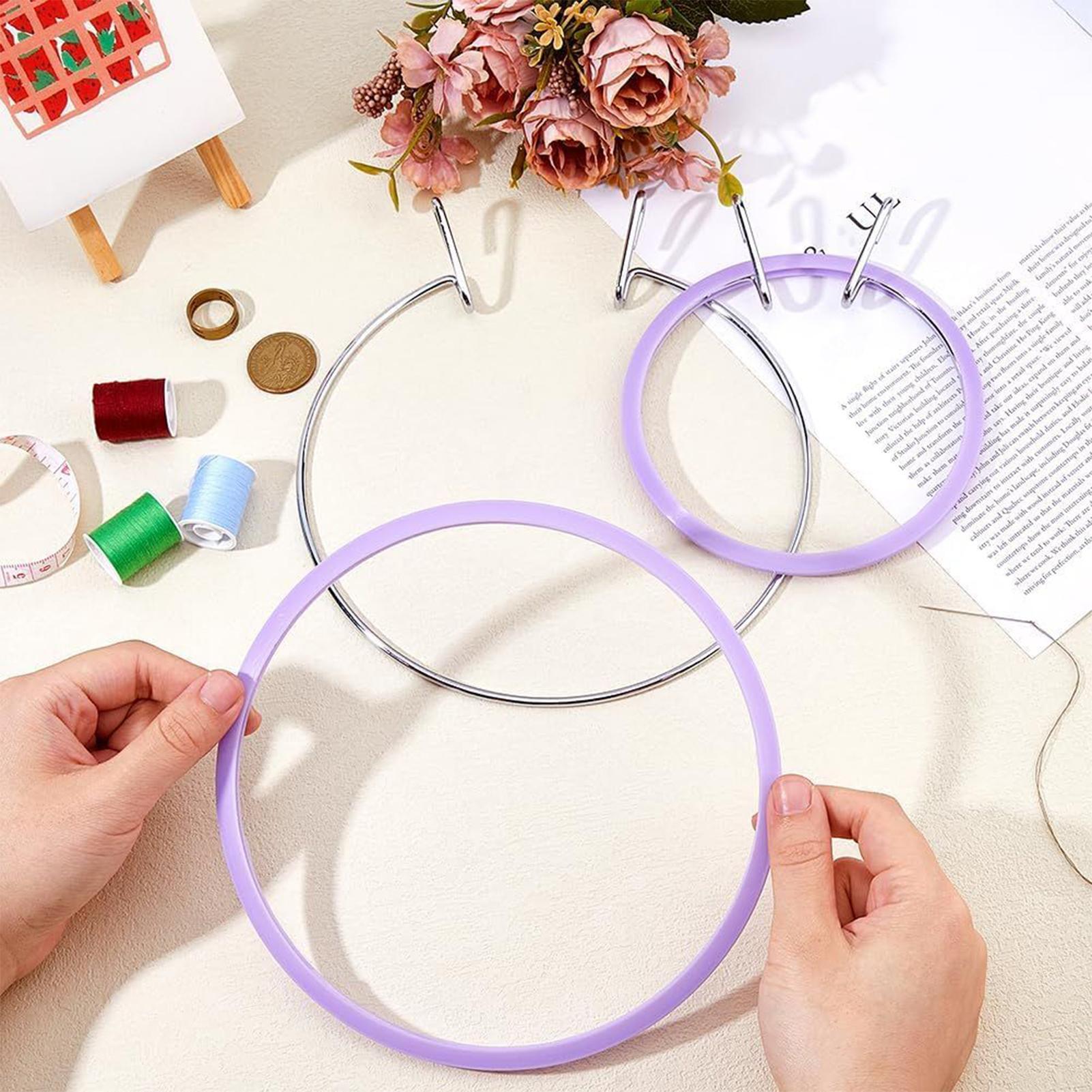 Hoop For Cross Stitching Metal - Embroidery Craft reseña y precio