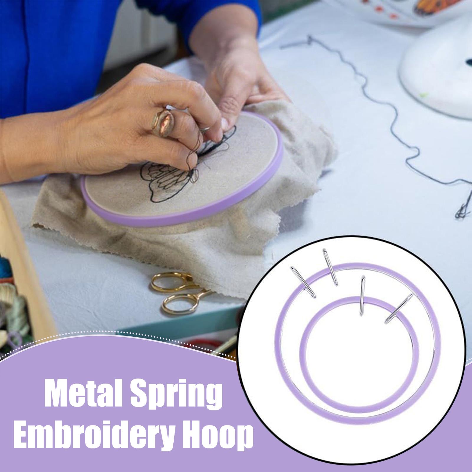 Hoop For Cross Stitching Metal - Embroidery Craft reseña y precio