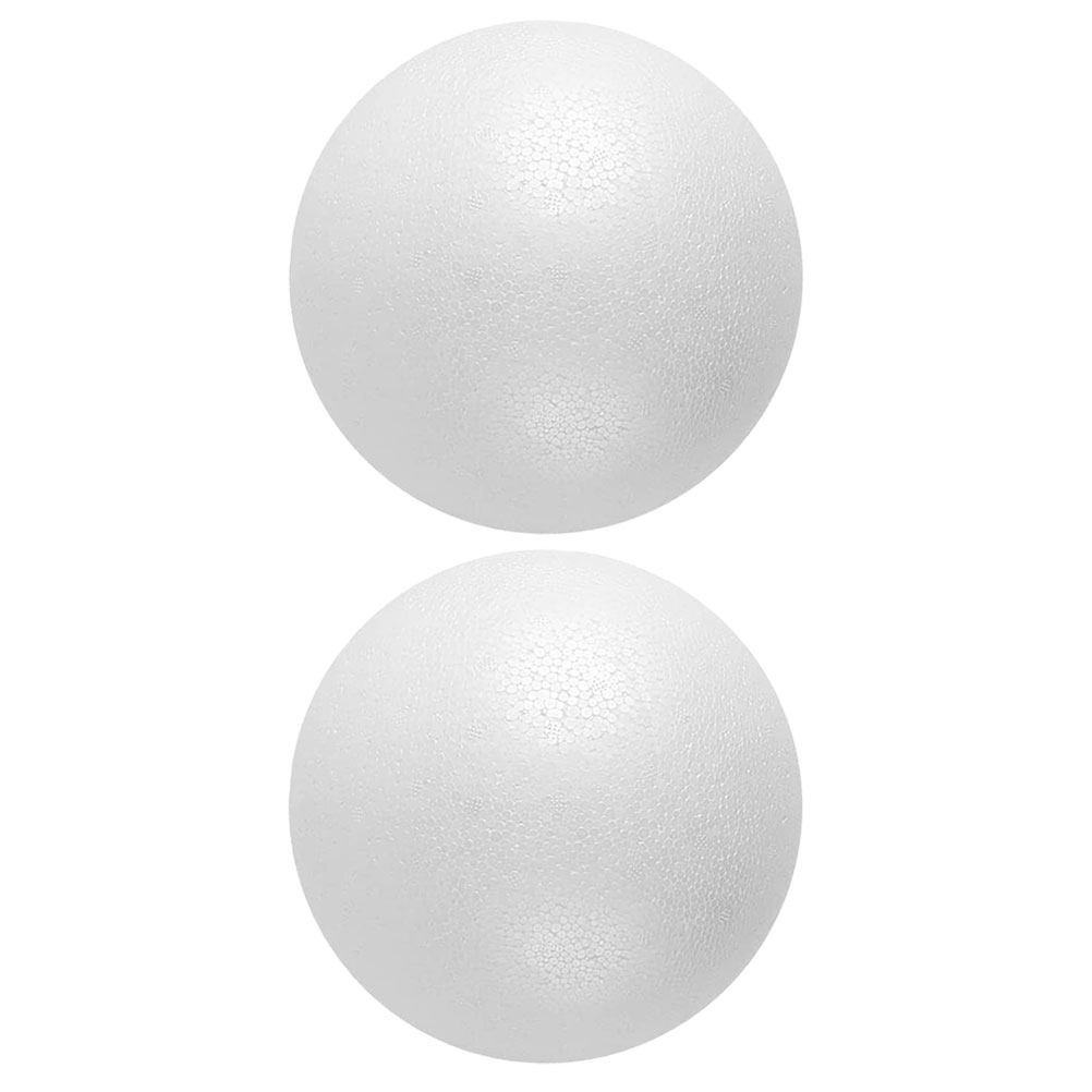 2Pcs Round Foam Spheres Lightw - Craft Embellishments reseña y precio