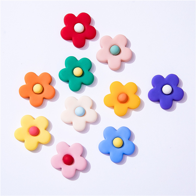 10pcs Resin Flowers Flat Back  - Christmas Craft Embellishment reseña y precio