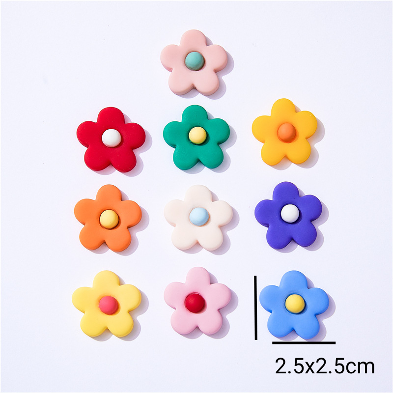 10pcs Resin Flowers Flat Back  - Christmas Craft Embellishment reseña y precio