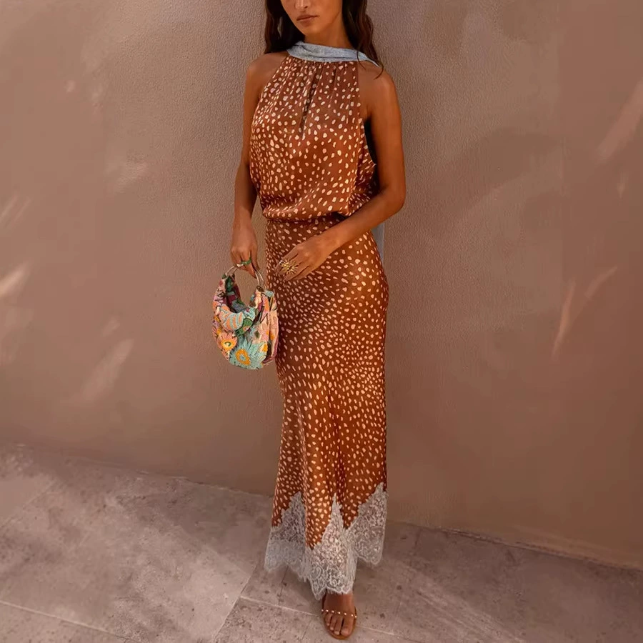 2026 New Elegant Printed Rever - Elastic Lace Trim reseña y precio