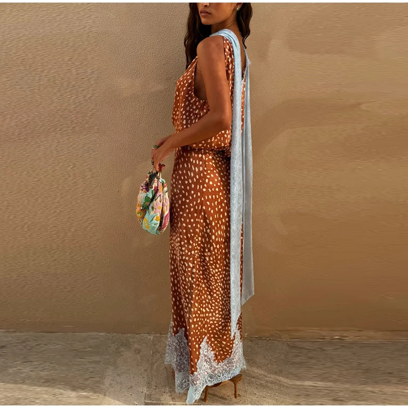 2026 New Elegant Printed Rever - Elastic Lace Trim reseña y precio