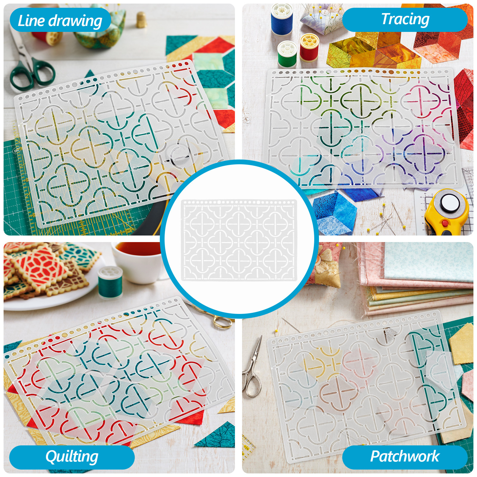 Professional Quilting Template - Embroidery Craft reseña y precio