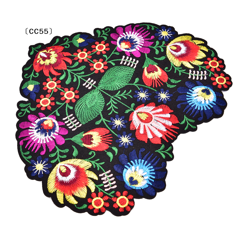 1Pc Heart Shape Flower Embroid - Applique Patch Flower reseña y precio
