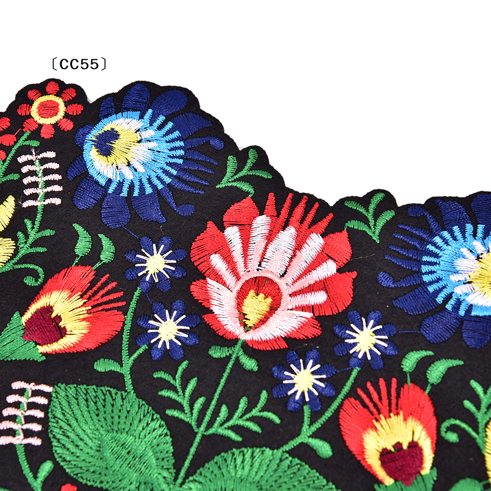 1Pc Heart Shape Flower Embroid - Applique Patch Flower reseña y precio