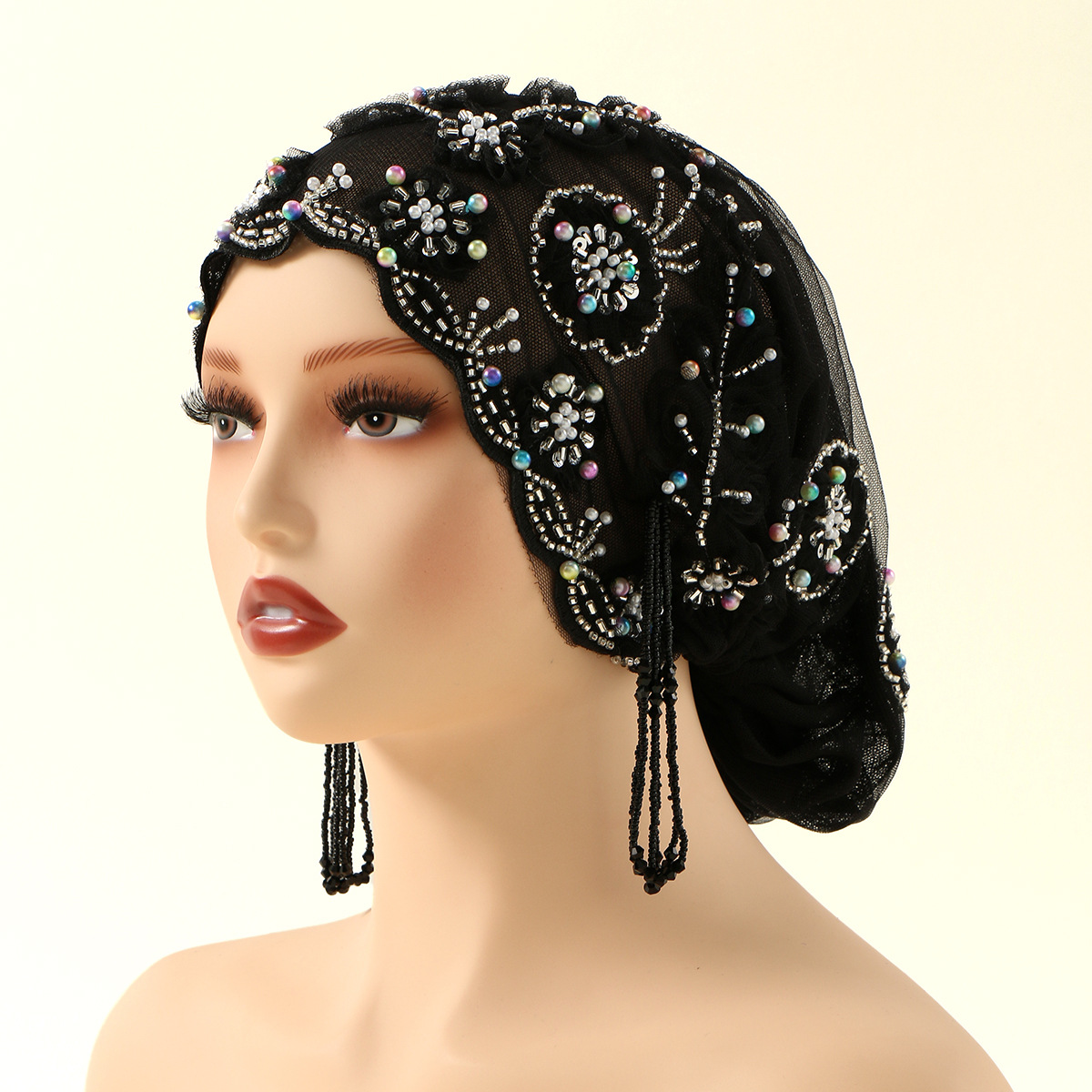New Lace Embroidery Bonnet Tur - Tassel Fringe Trim reseña y precio