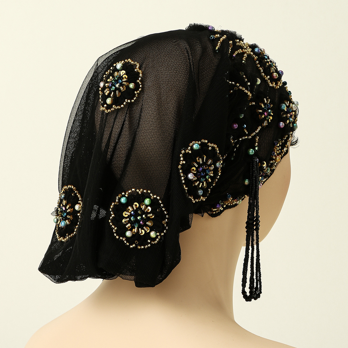New Lace Embroidery Bonnet Tur - Tassel Fringe Trim reseña y precio