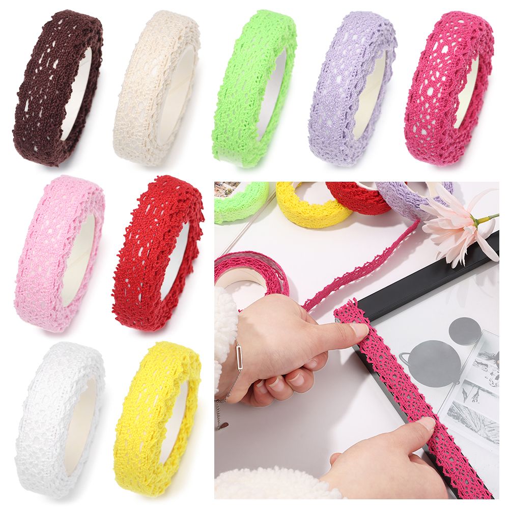 2Yards/pc Lace Tapes Sticker S - Lace Ribbon Trim reseña y precio