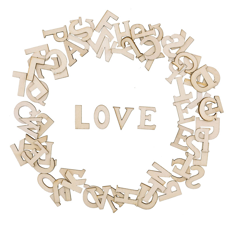100pcs Letters Wooden Alphabet - Embellish Craft reseña y precio