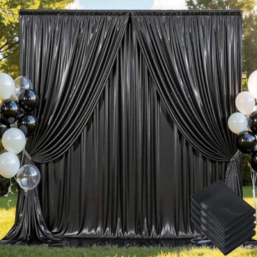 Party backdrop curtain: wrinkl - Sequin Fabric Panel reseña y precio