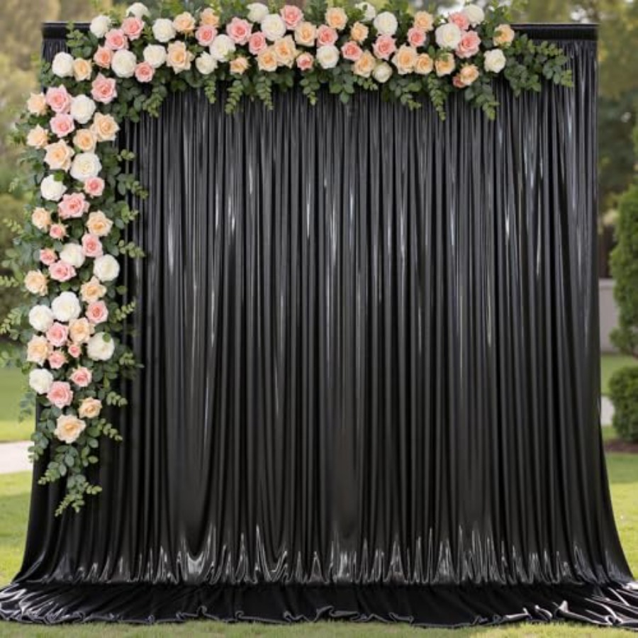 Party backdrop curtain: wrinkl - Sequin Fabric Panel reseña y precio