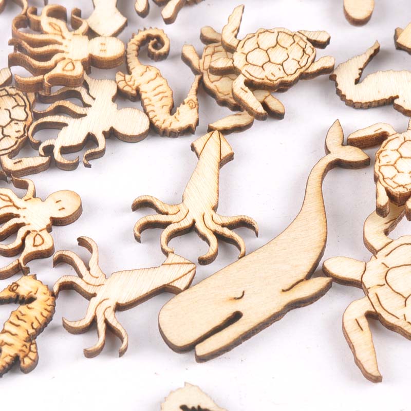 20Pcs 25-40mm Sea Turtle/horse - Craft Embellishments reseña y precio