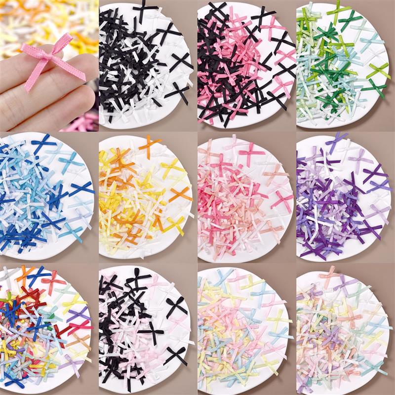 100Pcs 3mm Ribbons Mini Satin  - Christmas Craft Embellishment reseña y precio