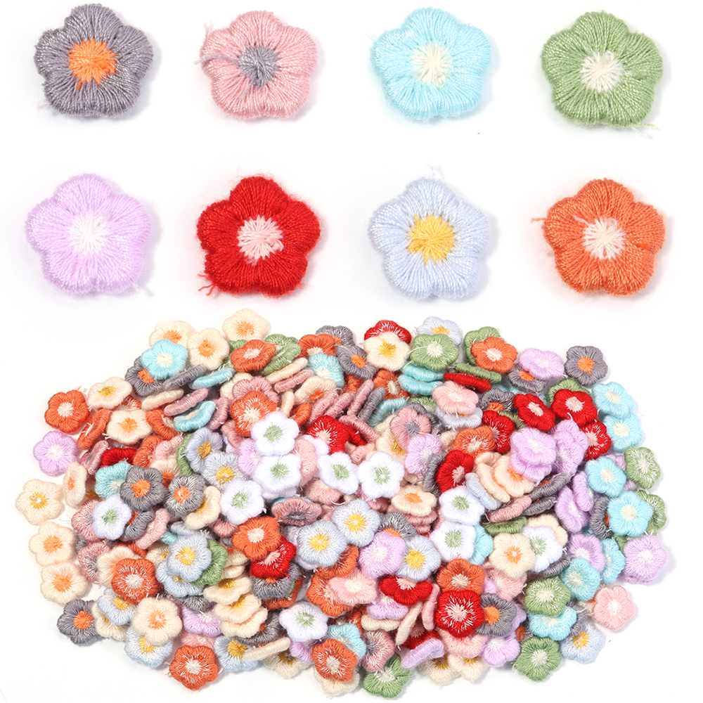 50pcs/lot Mini Plum Blossom Fl - Applique Patch Flower reseña y precio