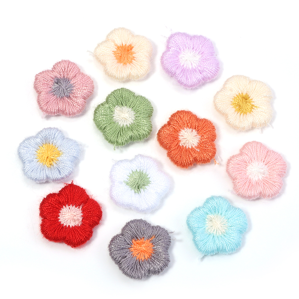50pcs/lot Mini Plum Blossom Fl - Applique Patch Flower reseña y precio