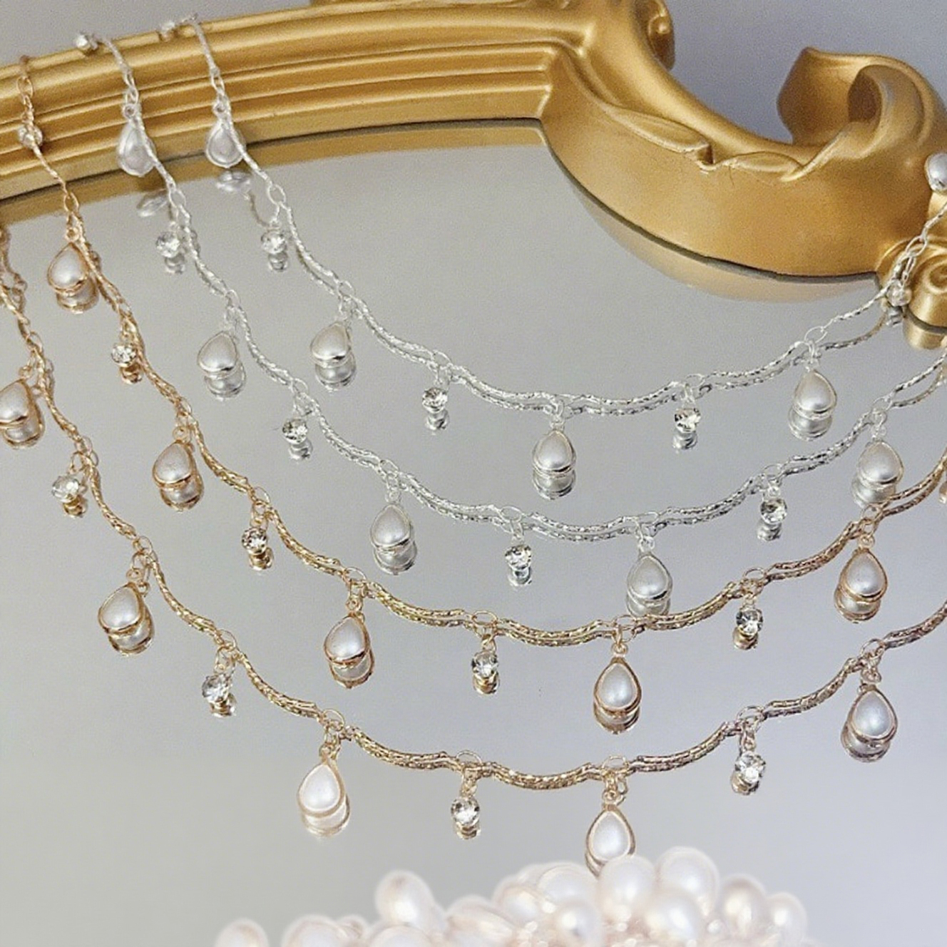 0.5/1/2M Exquisite Curved Stic - Pearl Trim Chain reseña y precio