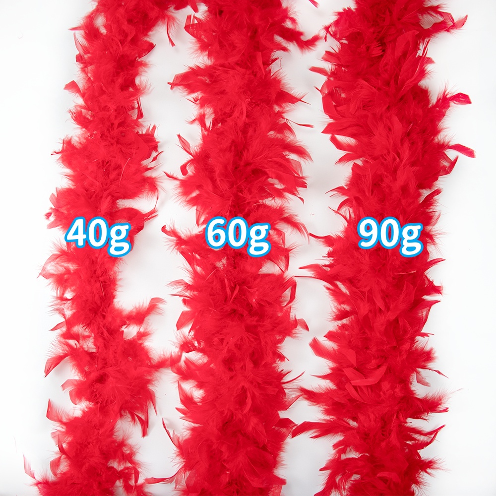 Red Marabou Feather Boa Trim F - Feather Trim Marabou reseña y precio