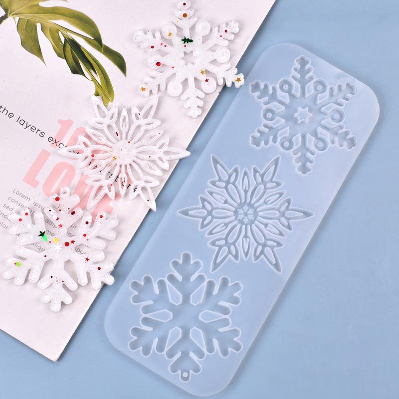 Christmas Hollow Snowflake Orn - Christmas Craft Embellishment reseña y precio
