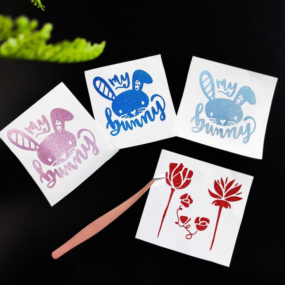Smart Glitter Adhesive Vinyl f - Glitter Vinyl Roll reseña y precio