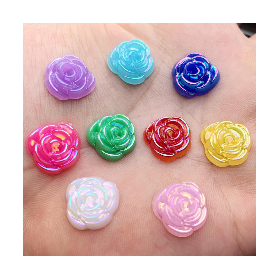 40pcs 14mm Gold Rose Flowers R - Embellishment Glue Craft reseña y precio