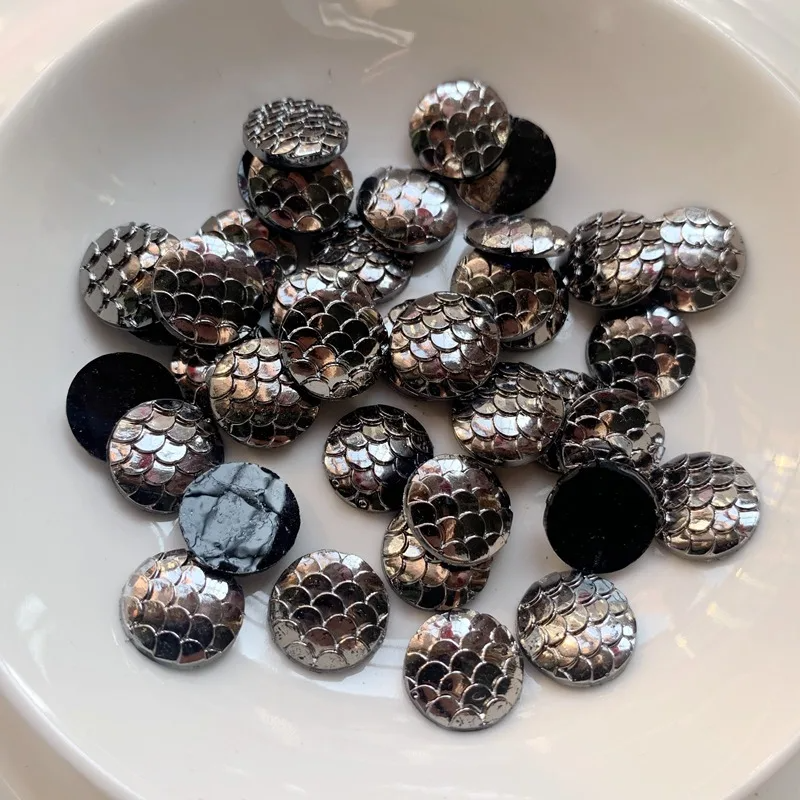 80PCS 12mm black metal Colors  - Embellishment Glue Craft reseña y precio