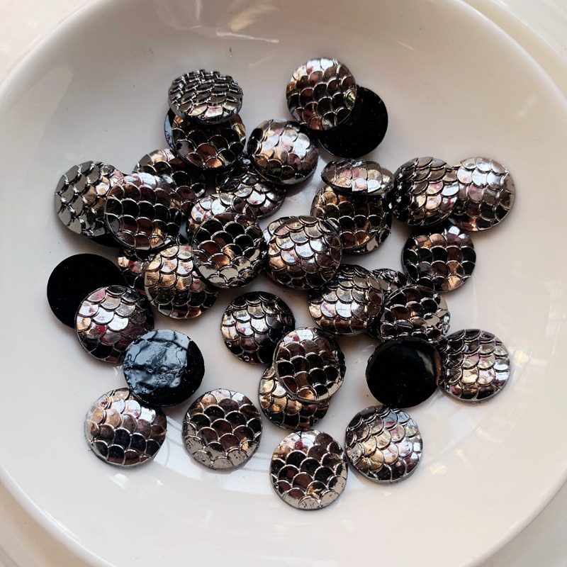 80PCS 12mm black metal Colors  - Embellishment Glue Craft reseña y precio