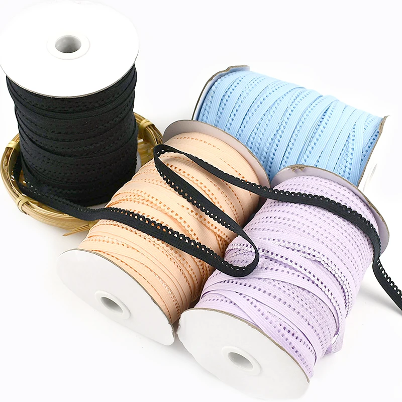 2-20Meters 10mm Colored Elasti - Lace Ribbon Trim reseña y precio